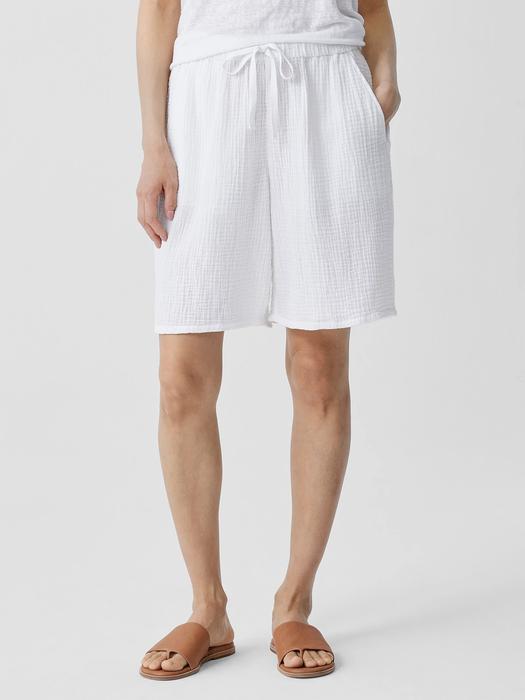 Organic Cotton Lofty Gauze Shorts Product Image