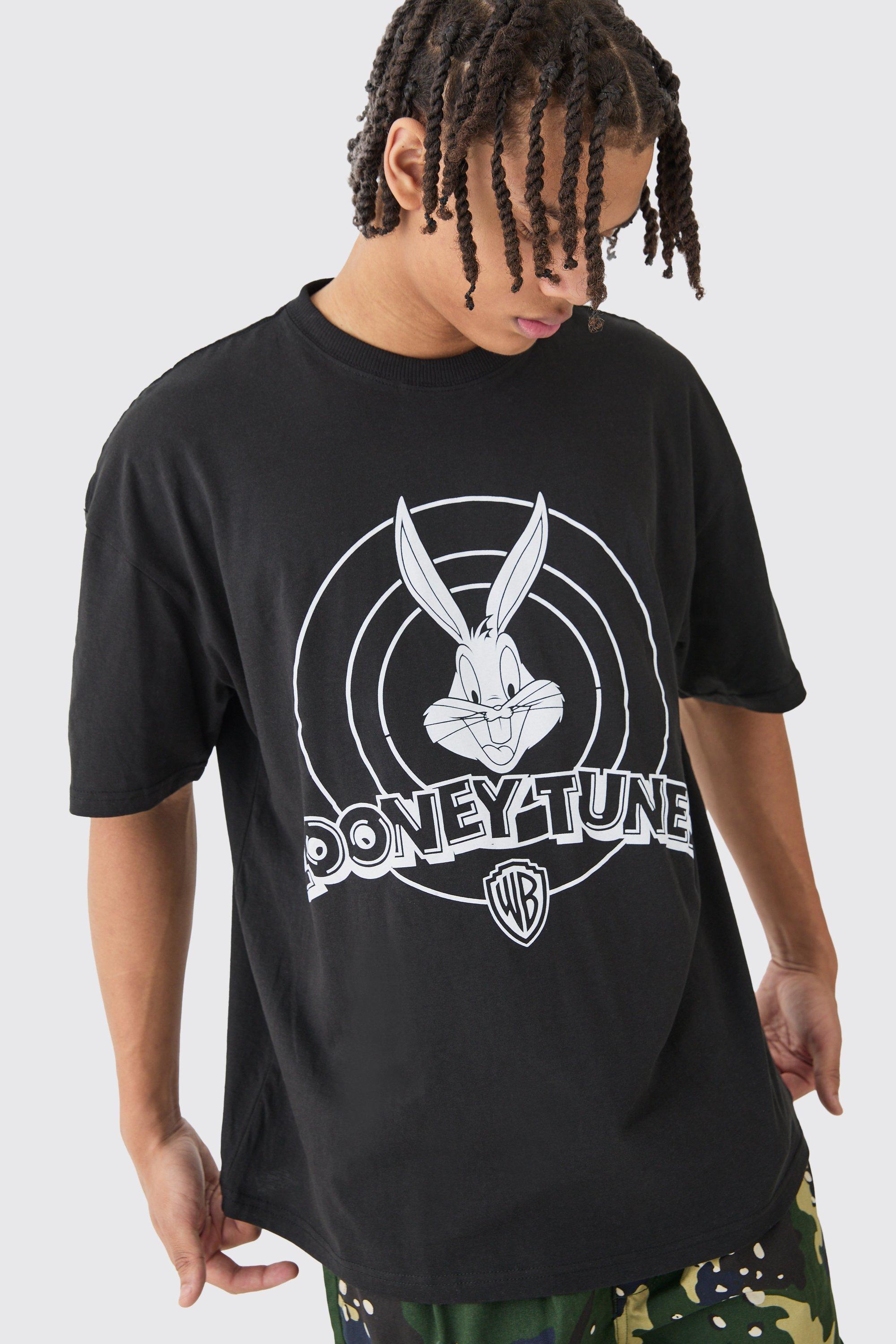 Oversized Looney Tunes License T-shirt | boohooMAN USA Product Image