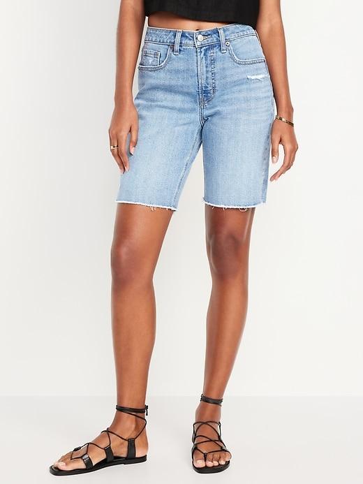 High-Waisted OG Shorts -- 9-inch inseam Product Image