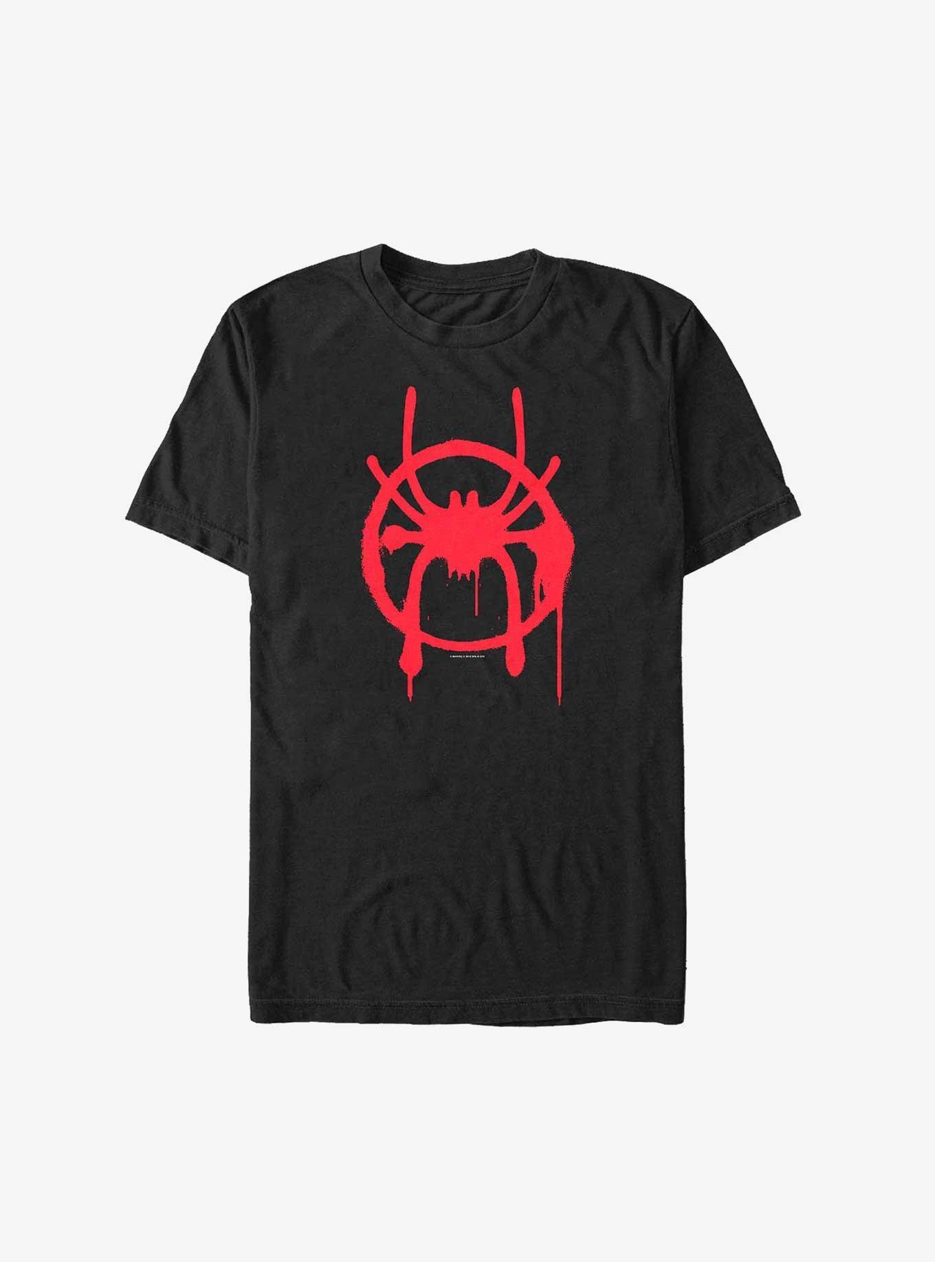 Marvel Spider-Man Miles Morales Spray Paint Symbol Extra Soft T-Shirt Product Image