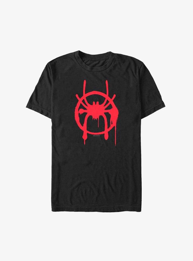 Marvel Spider-Man Miles Morales Spray Paint Symbol Extra Soft T-Shirt Product Image