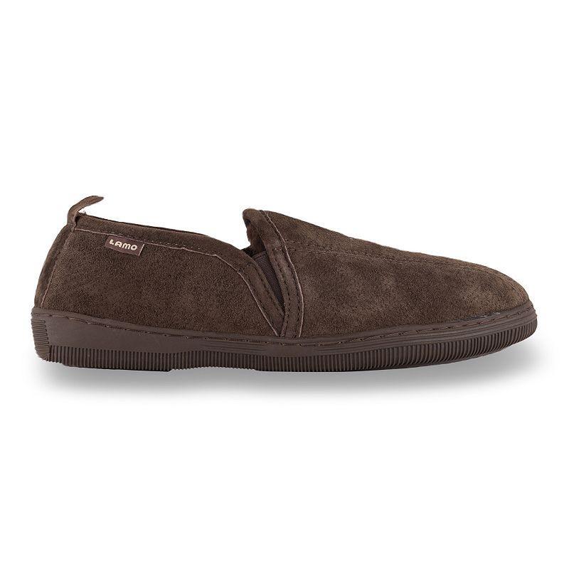 LAMO Romeo Mens Suede Slippers Brown Product Image