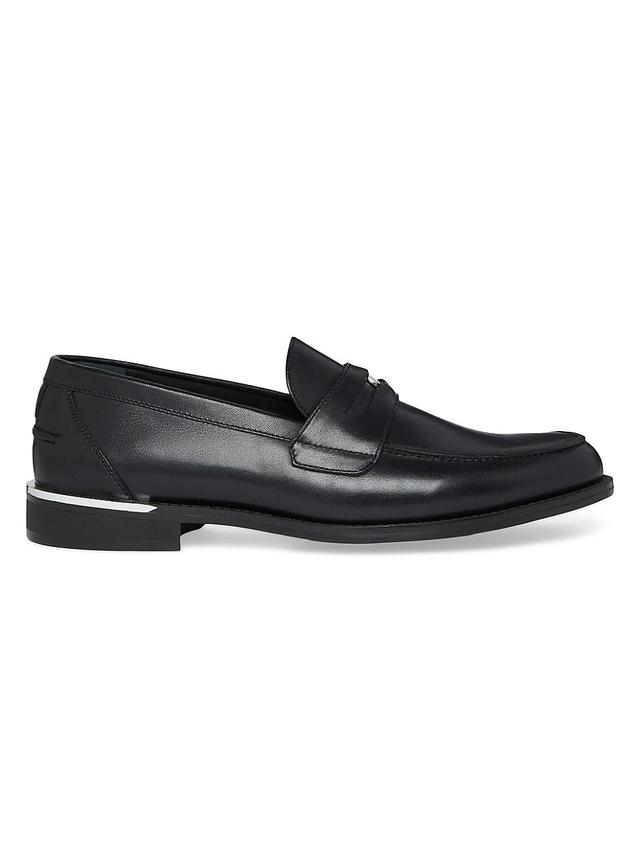 Mens Rockwell Leather Penny Loafers Product Image