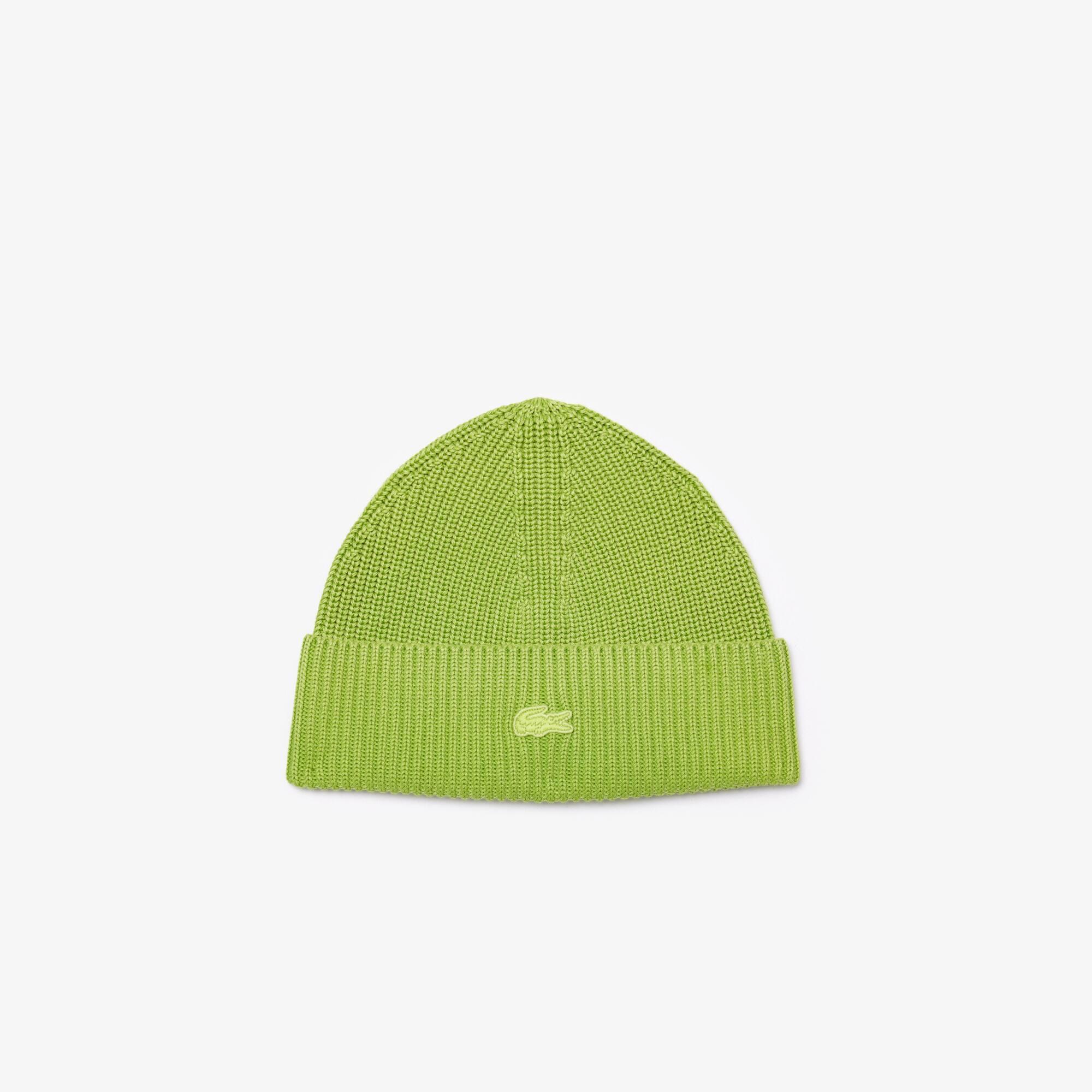 Washed Effect Ribbed Cotton Beanie Product Image