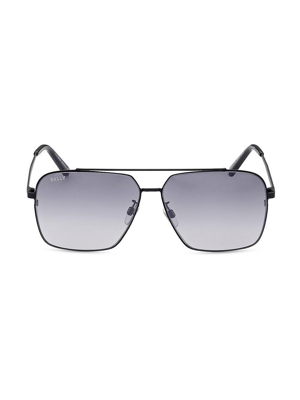 Mens 62MM Navigator Metal Sunglasses Product Image