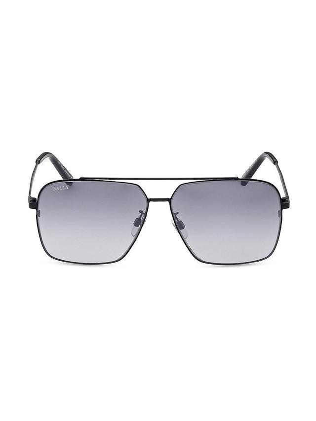 62MM Navigator Metal Sunglasses Product Image