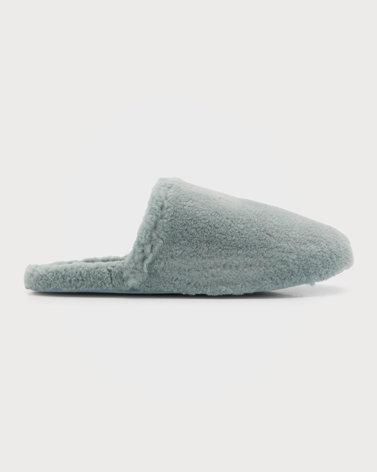 Mens Wintercozy Cashmere Faux Fur Slippers Product Image