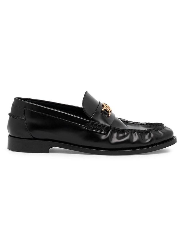 Mens Medusa Leather Loafers Product Image