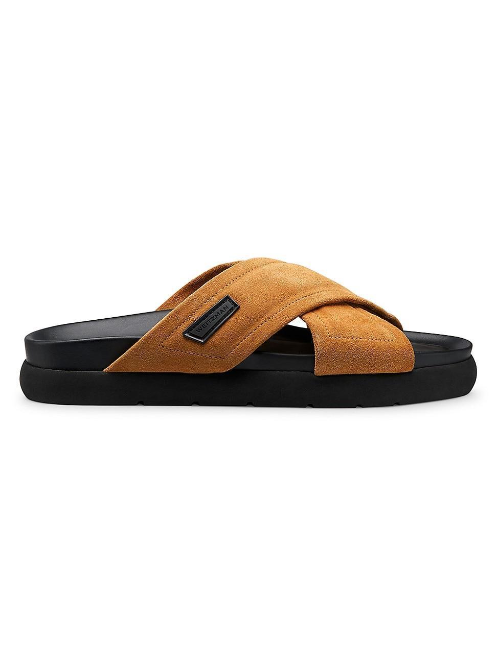 Mens SW Flex Leather Sport Slides Product Image