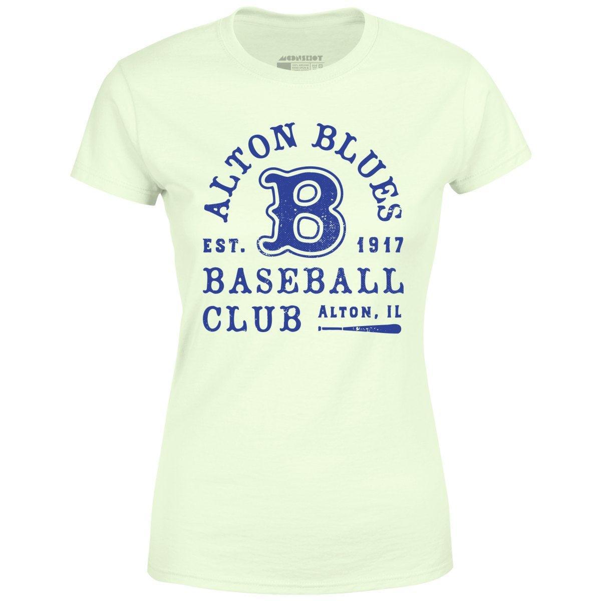 Alton Blues - Illinois - Vintage Defunct Baseball Teams - Women's T-Shirt Female Product Image