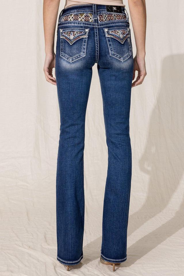 Retro Insert Bootcut Jeans Product Image