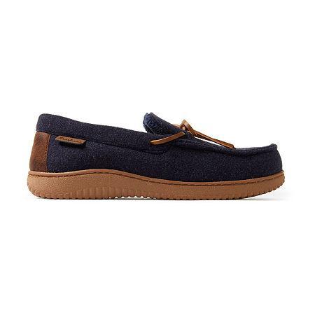 Dearfoams Mens Moccasin Slippers, Large Product Image