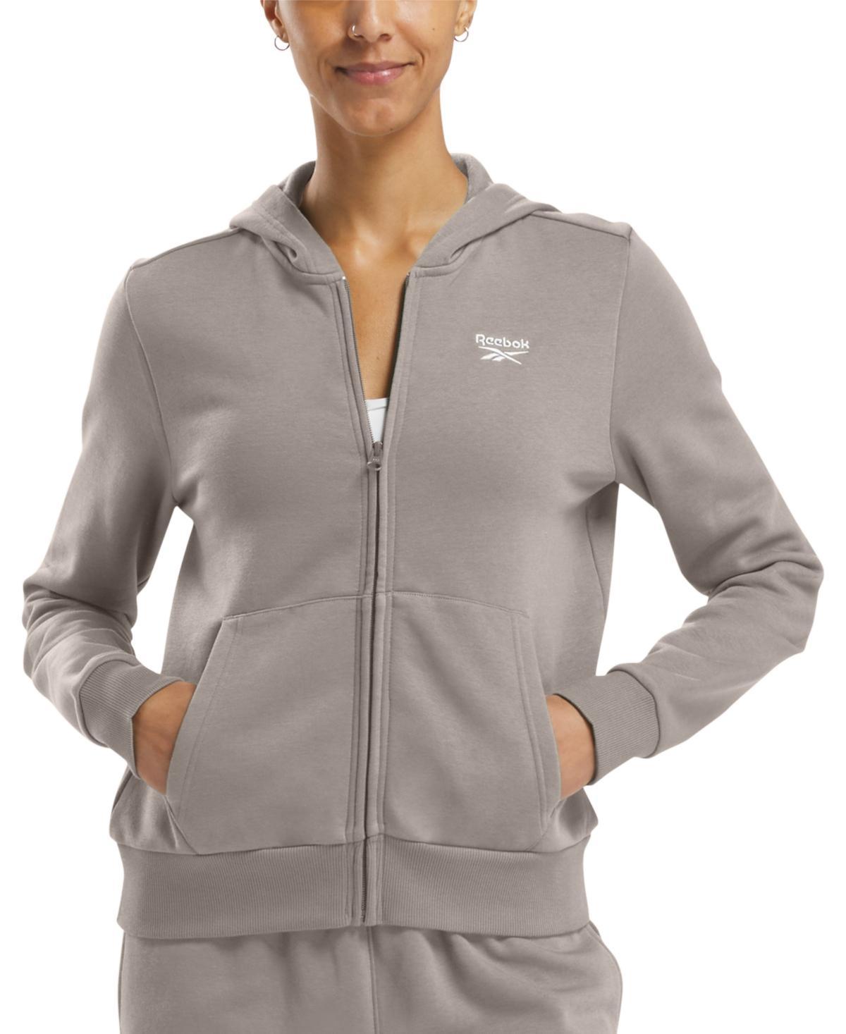 Reebok Womens Fleece Full-Zip Hoodie Product Image