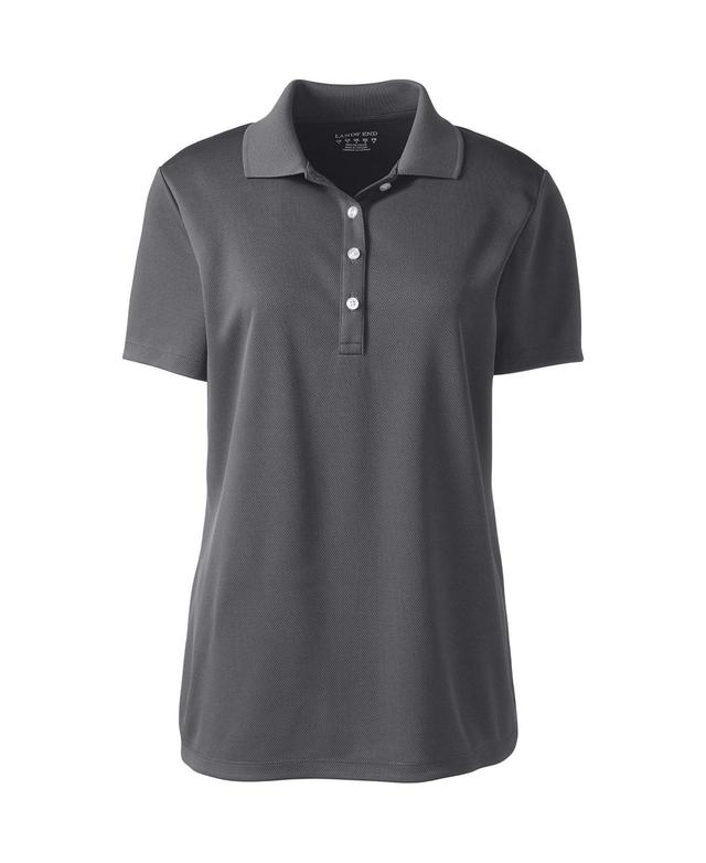 Lands End Womens Short Sleeve Solid Active Polo Product Image