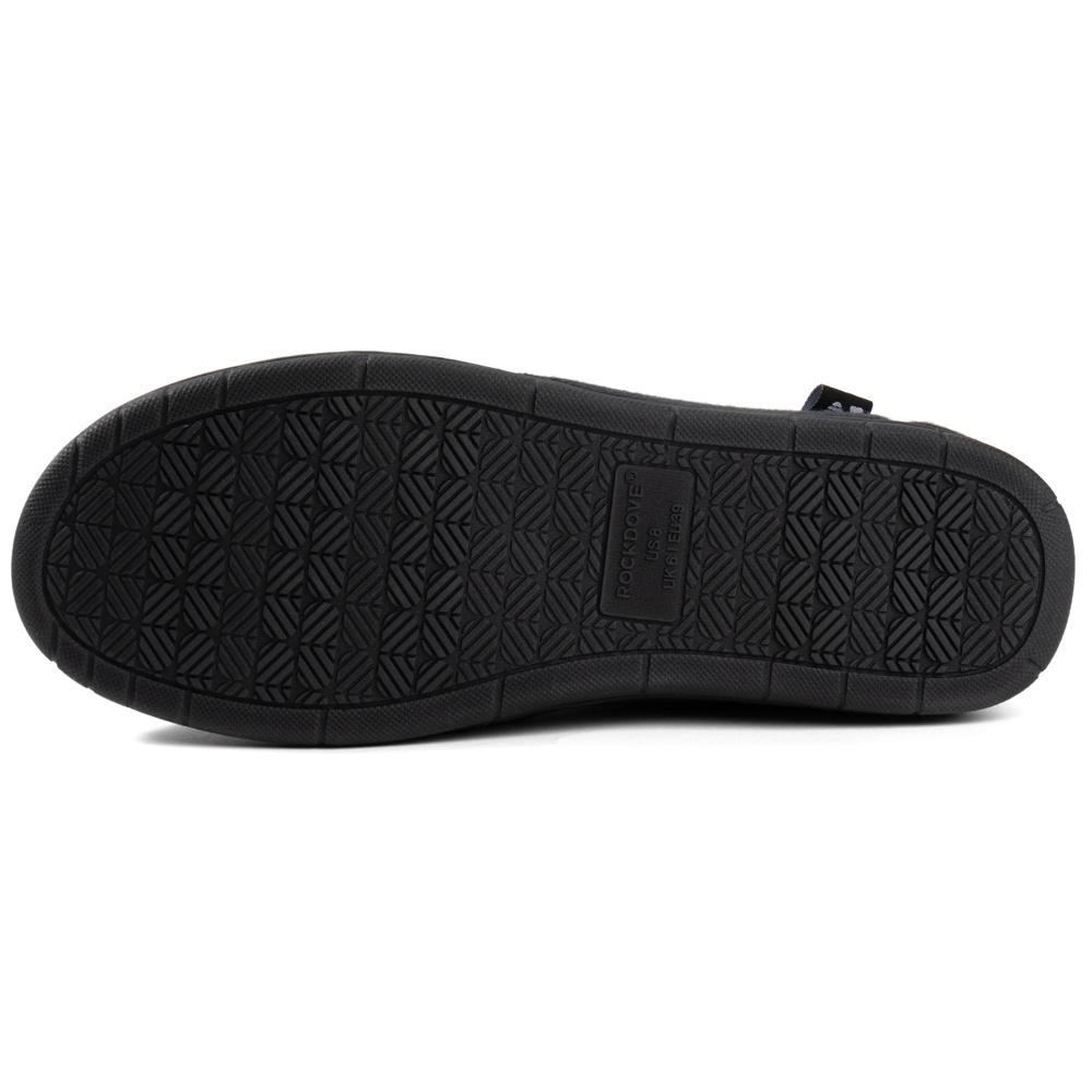 RockDove Women's Two-Tone Hoodback Slipper with Removable Insole, Size 6 US Women, Black Product Image