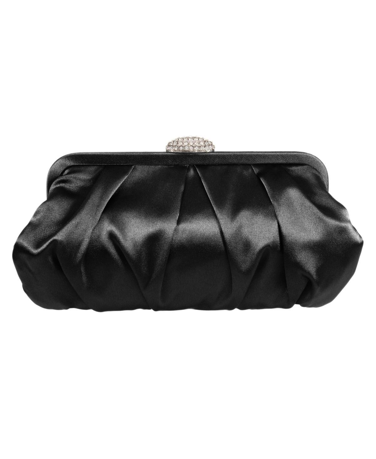 Nina Concord Pleated Satin Frame Clutch Product Image