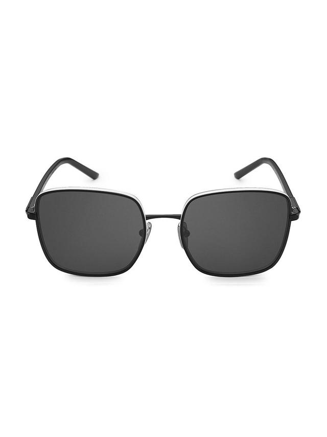 Womens 57MM Square Sunglasses Product Image