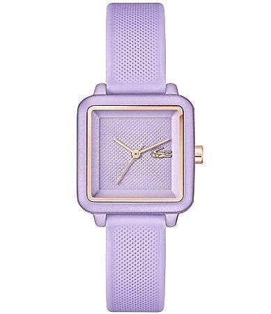 Lacoste Womens 12.12 Flow Quartz Analog Lavender Silicone Strap Watch Product Image