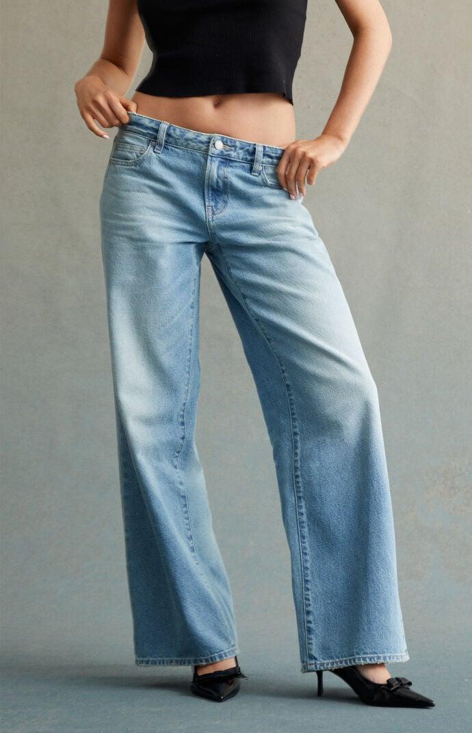 RARE DNM EDIT Women's Low Rise Baggy Jeans - Product Image