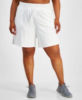 Plus Size Comfort Flow High Rise Shorts, Created for Macy's Product Image