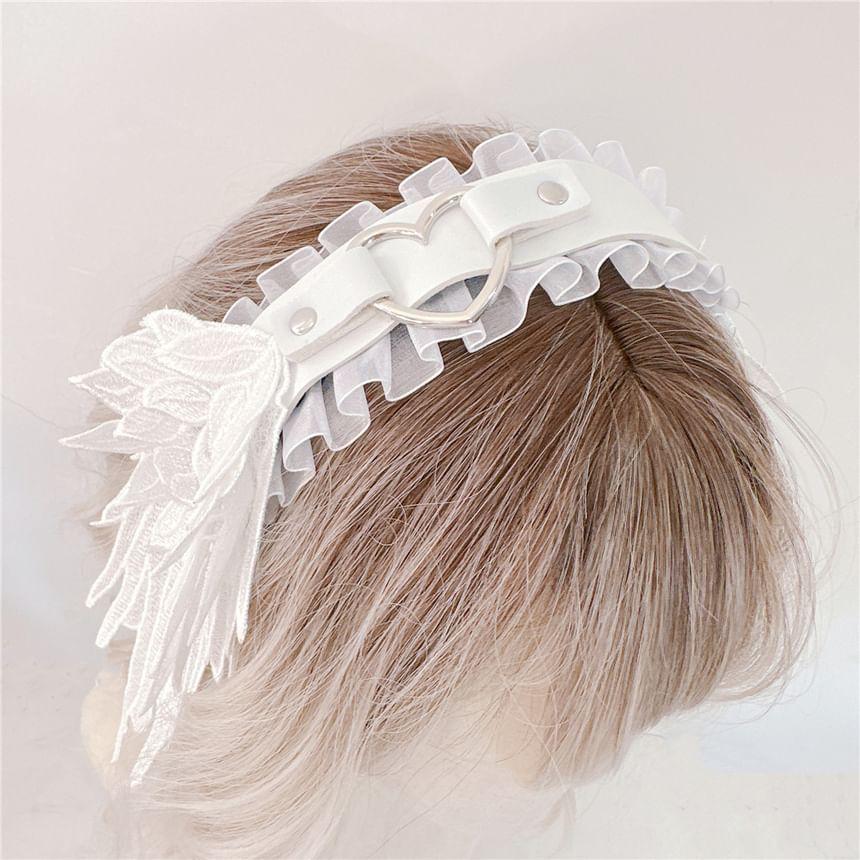 Wing Faux Leather Headband product image