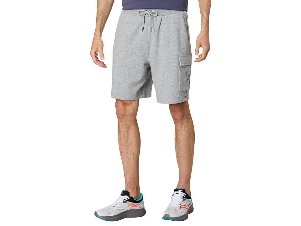 Saucony Rested Sweatshorts (Light Grey Heather) Men's Shorts Product Image