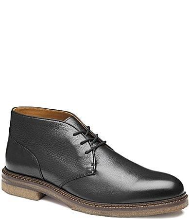 Johnston  Murphy Mens Calder Leather Chukka Boots Product Image