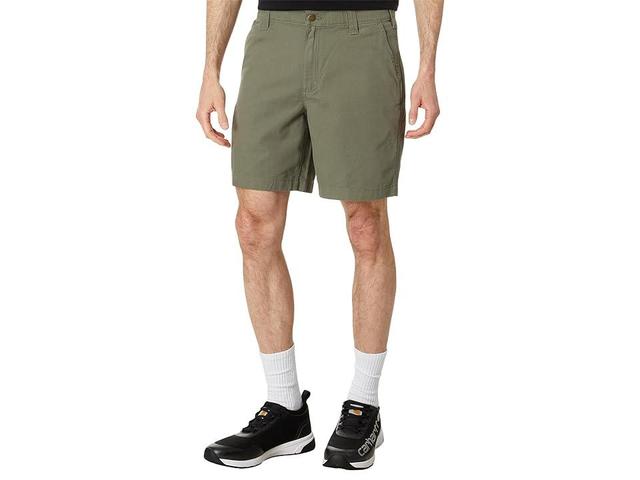 Carhartt Rugged Flex(r) Relaxed Fit 8 Canvas Shorts (Dusty ) Men's Clothing Product Image