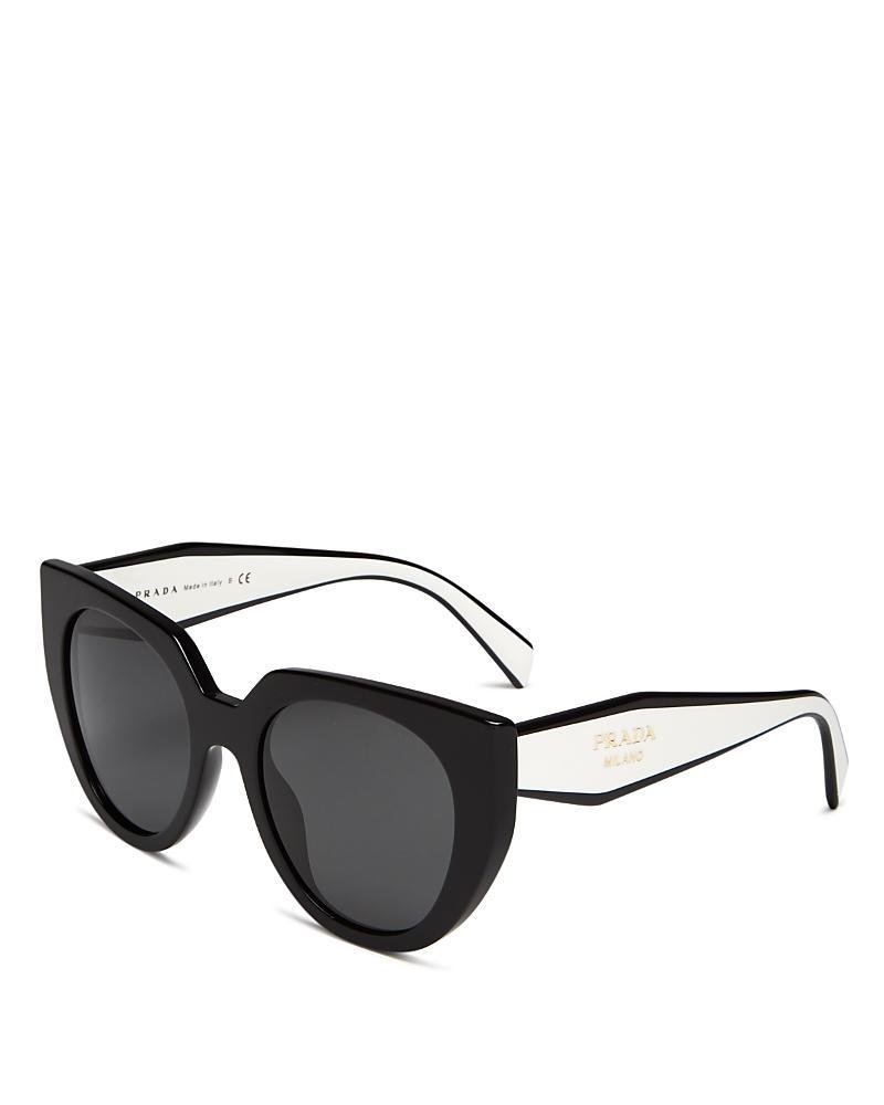 Prada Womens 14wsf 53mm Solid Cat Eye Sunglasses Product Image