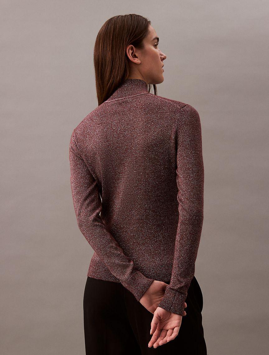 Lurex Turtleneck Sweater Product Image