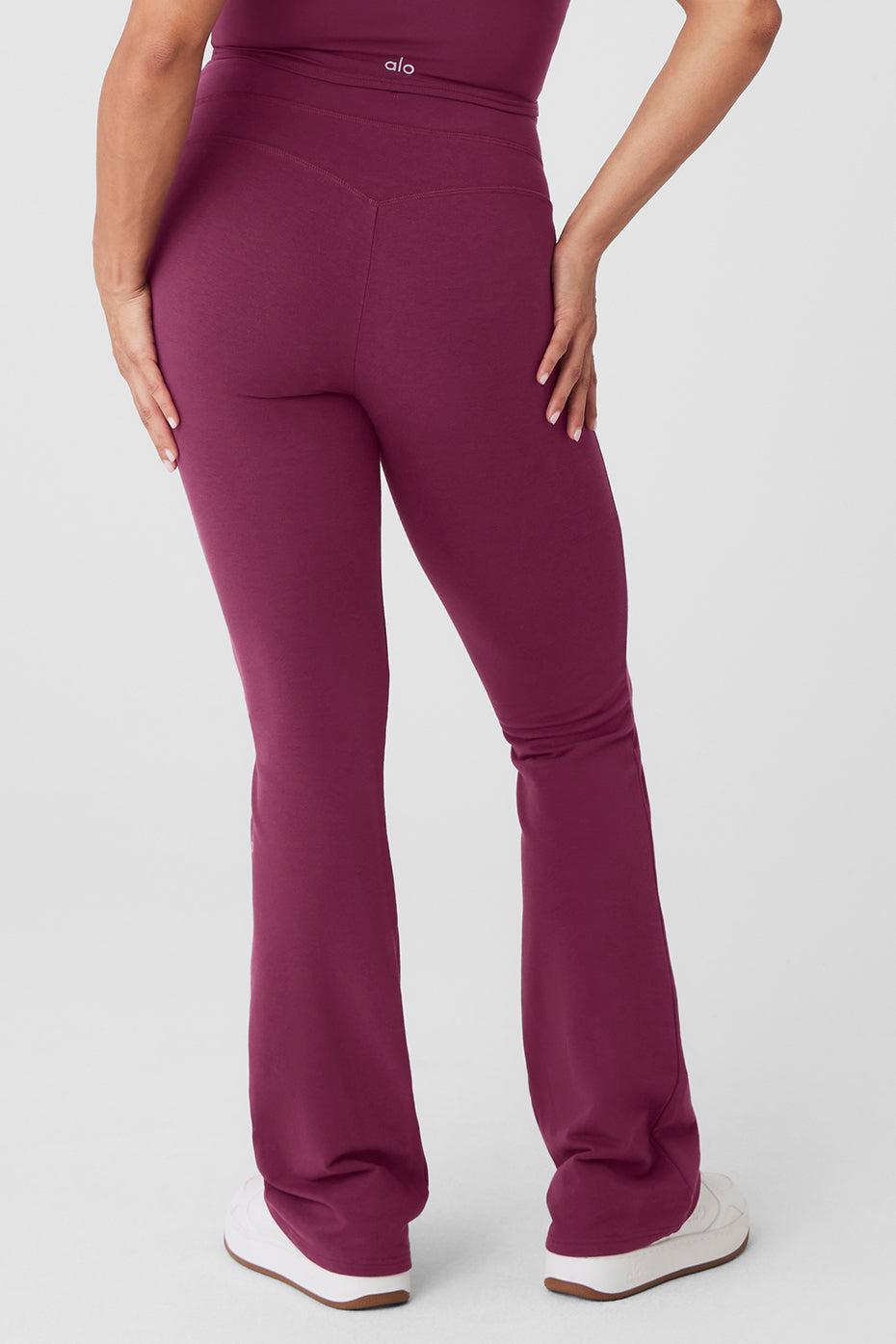 Sway Boot Cut Sweatpant - Wild Berry Product Image