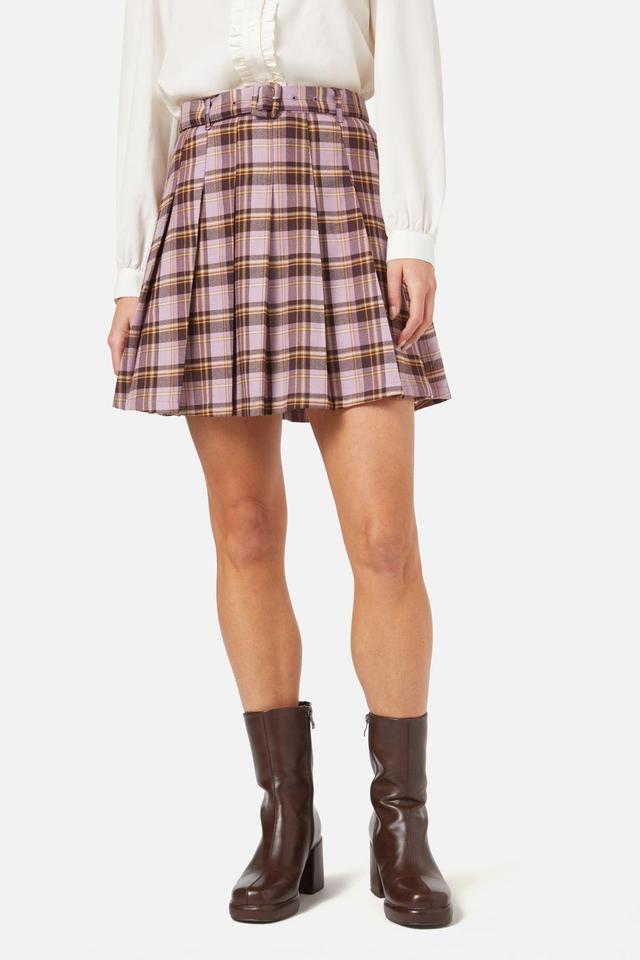 Jeannie Check Mini Skirt Product Image