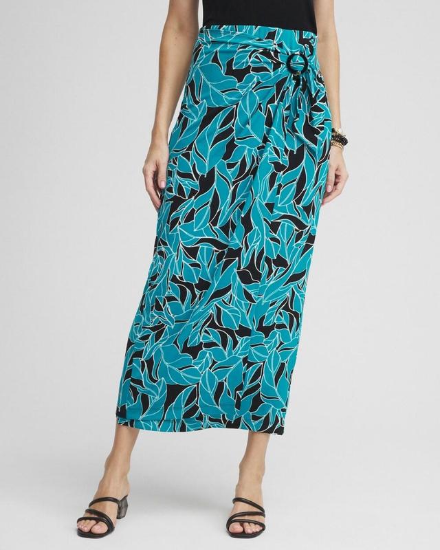 Women's Travelers Faux Wrap Maxi Skirt Product Image