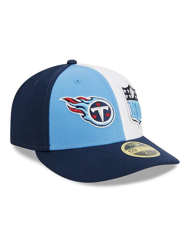 Mens New Era Light Blue Tennessee Titans 2023 Sideline Low Profile 59FIFTY Fitted Hat - Light Blue Product Image