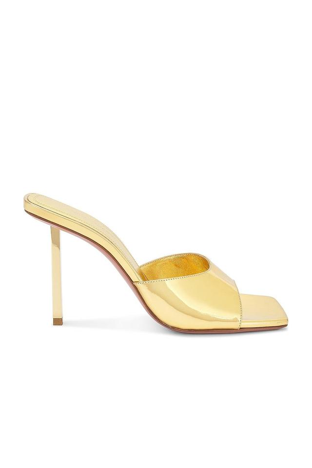 AMINA MUADDI Laura Slipper Mule Metallic Gold. (also in 36). Product Image