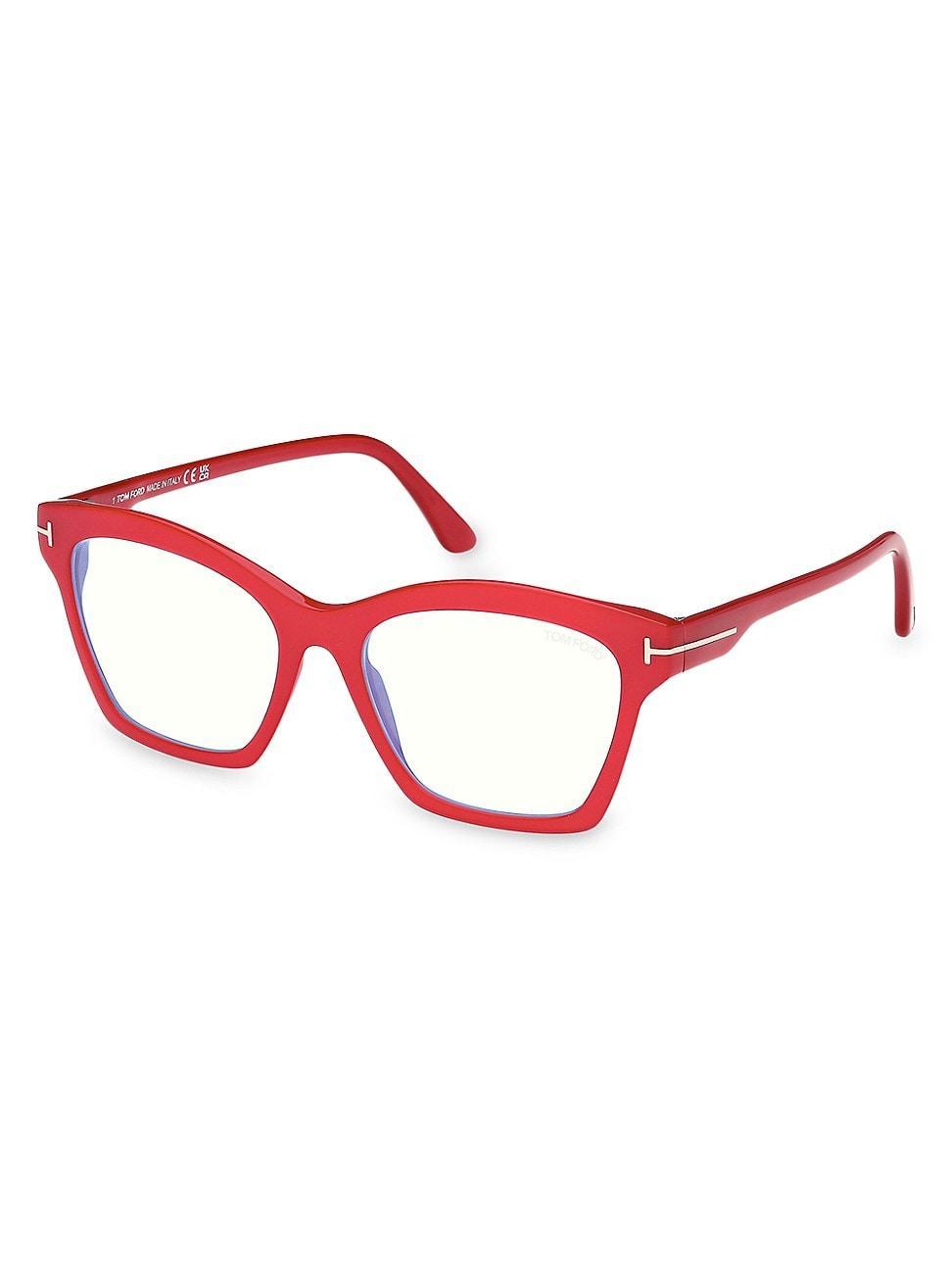 Men's Acetate Square Blue-Block Frames Product Image