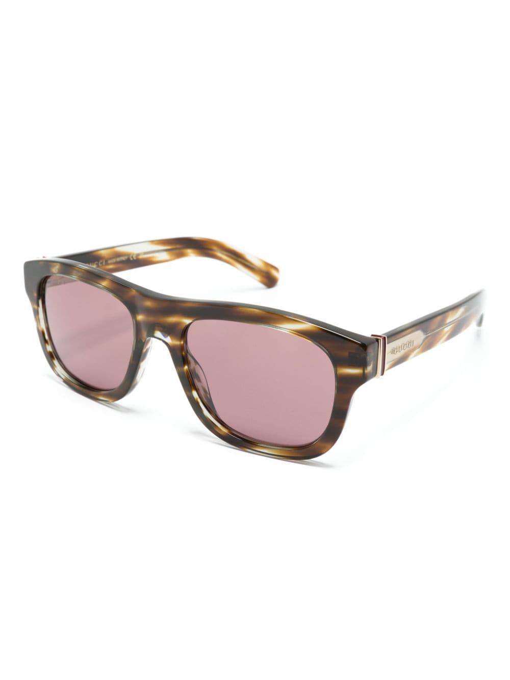 Tortoiseshell Wayfarer-frame Sunglasses In Brown Product Image