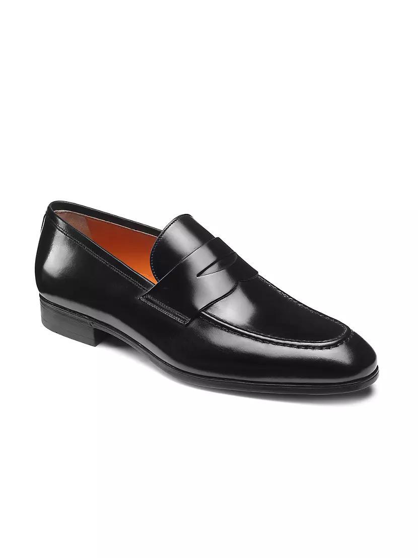 Leather Penny Loafers Product Image