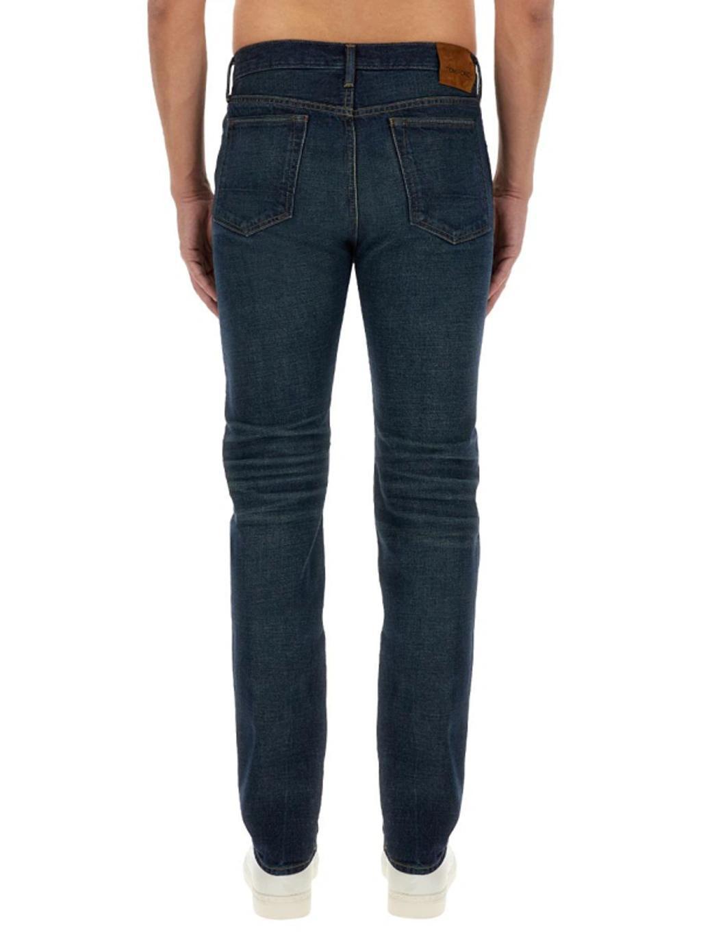 TOM FORD Straight-leg Selvedge Jeans In Denim Product Image