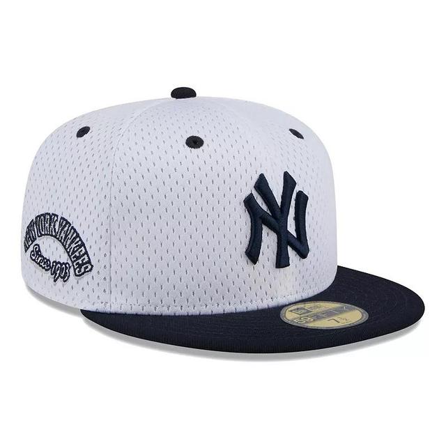 Mens New Era New York Yankees Throwback Mesh 59FIFTY Fitted Hat Product Image