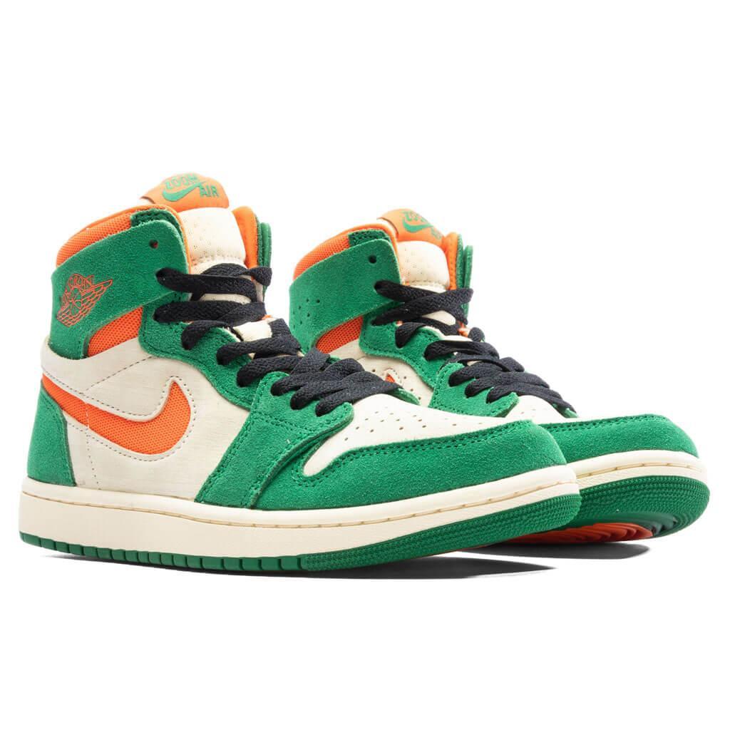 Air Jordan 1 Zoom CMFT 2 Women's - Pine Green/Orange Blaze/Muslin Female Product Image