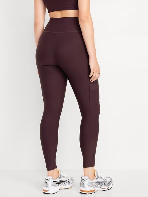 High-Waisted PowerSoft Cargo 7/8 Leggings Product Image