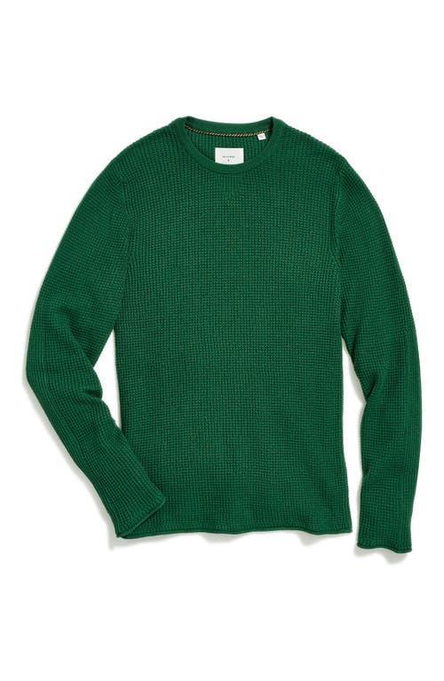 Billy Reid Mens Mini Waffle Crewneck T-Shirt Product Image