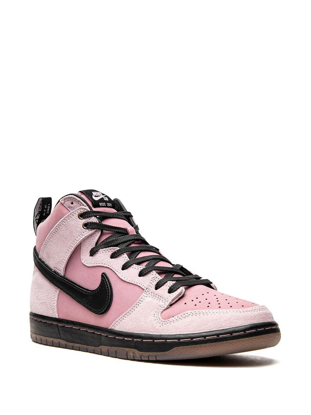 X Kcdc Sb Dunk High Pro Sneakers In Pink Product Image