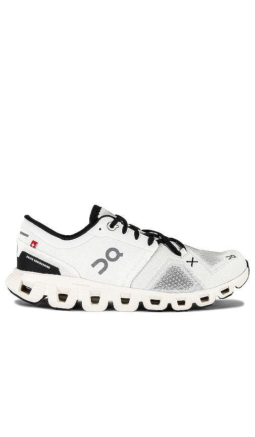 On Cloud X 3 Sneaker in White. Size 8.5, 9.5. Product Image