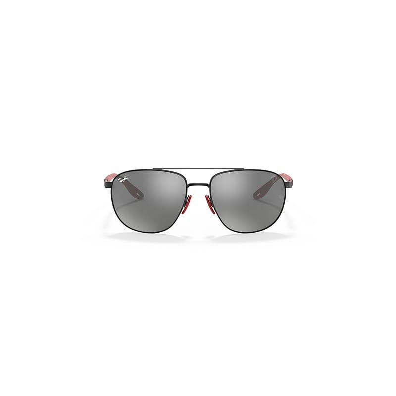 Ray-Ban Rb3659m Scuderia Ferrari Collection Sunglasses Frame Silver Lenses Product Image