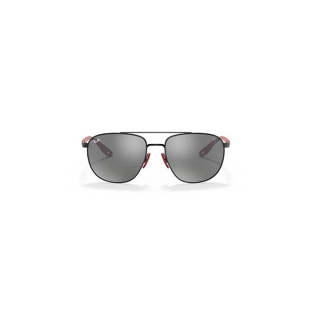 Ray-Ban Rb3659m Scuderia Ferrari Collection Sunglasses Frame Silver Lenses Product Image