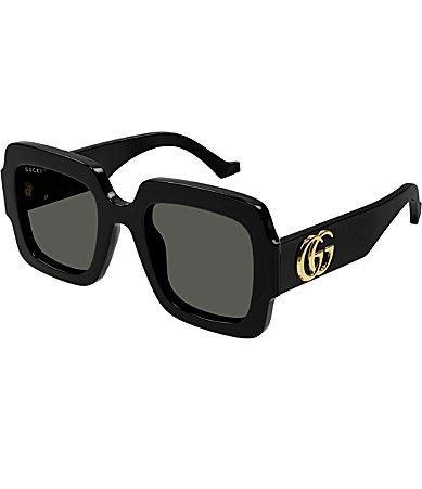 Gucci Womens GG Logo 50mm Square Sunglasses Product Image