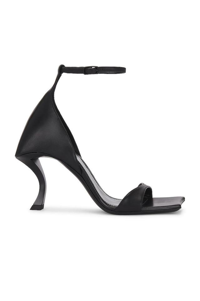 Balenciaga Hourglass Sandal in Black - Black. Size 39 (also in 36, 37). Product Image