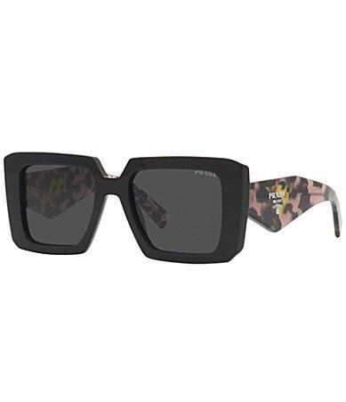 Geometric Rectangle Acetate Sunglasses Product Image